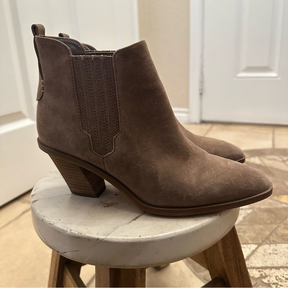 Vince Camuto Brown Ankle Boots